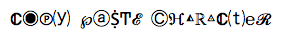 copypastecharacter